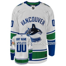 Adidas Maillot de Hockey Vancouver Canucks Personnaliser Blanc Authentic - Homme